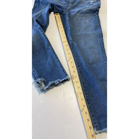 American Eagle Womens Curvy Super Hi Rise Jeggings Crop Jeans Sz 10 (28x26) - Picture 6 of 11